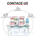 2-head flat embroidery machine and multi-head